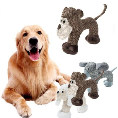 Durable Dog Squeaky Toy - Pawlunexa