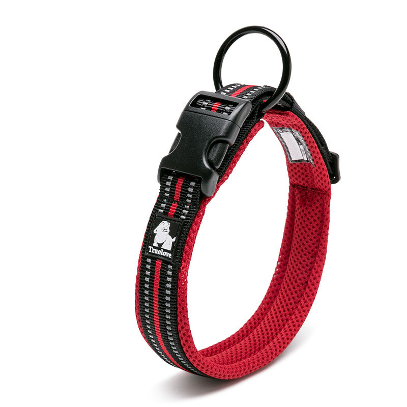 Reflective Padded Dog Collar - Pawlunexa