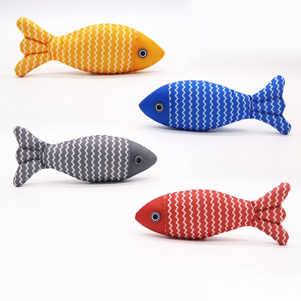 catnip fish kicker toy - Pawlunexa