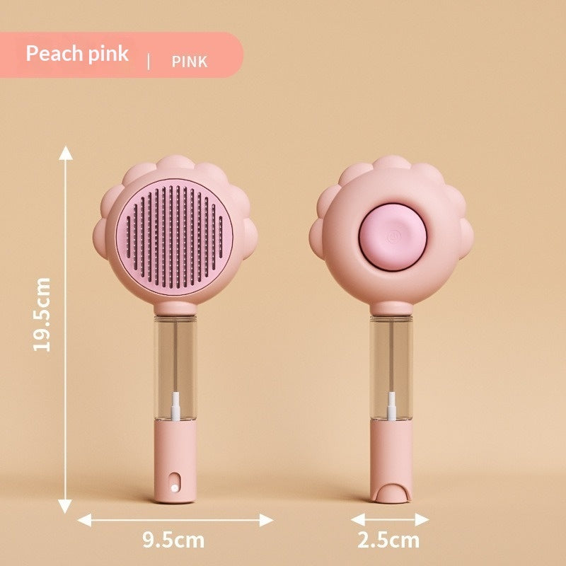 2-in-1 Self-Cleaning Dog Brush - Pawlunexa
