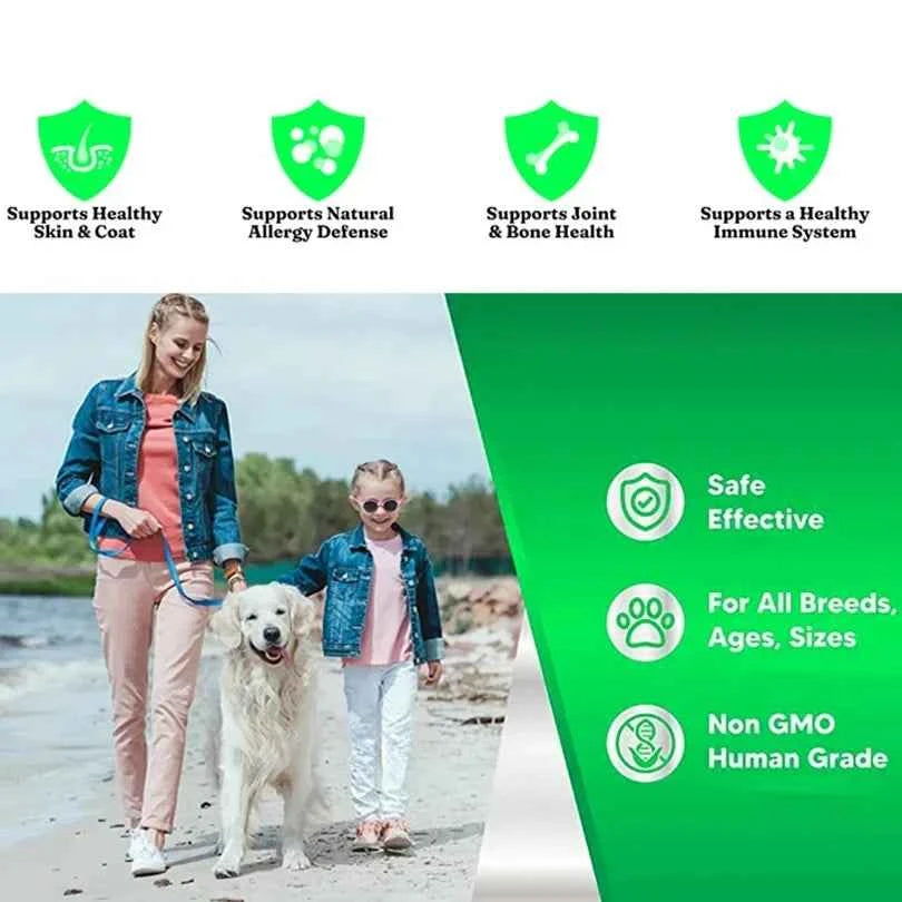 Nourish Your Pets with 200ml Salmon Fish Oil for Pets – Packed with 21 Omega Fatty Acids