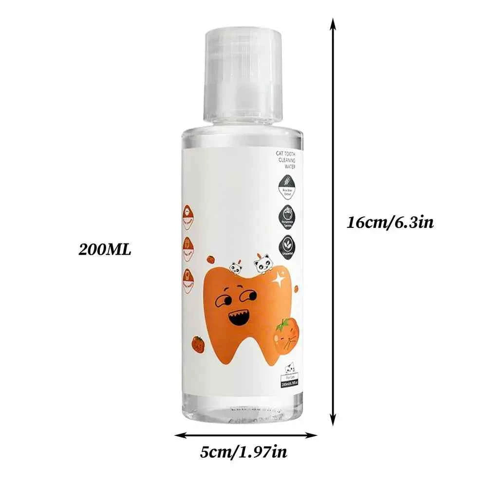 Dog Water Additive for Dental Health - 200ml Breath Freshener for Cats & Dogs