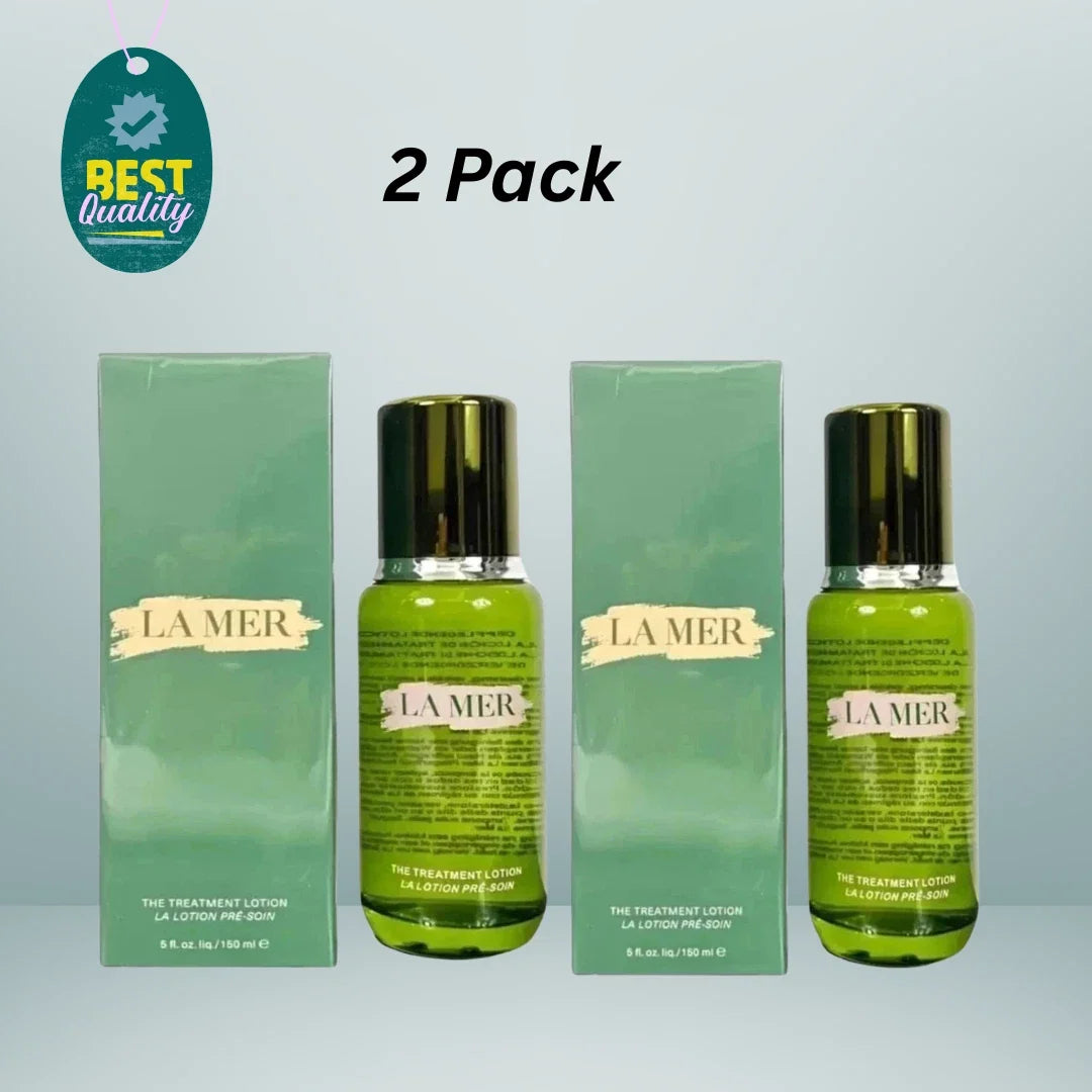 (2x) LA MER The Treatment Lotion 150ml / 5oz New with Box & Sealed Fit And Glow