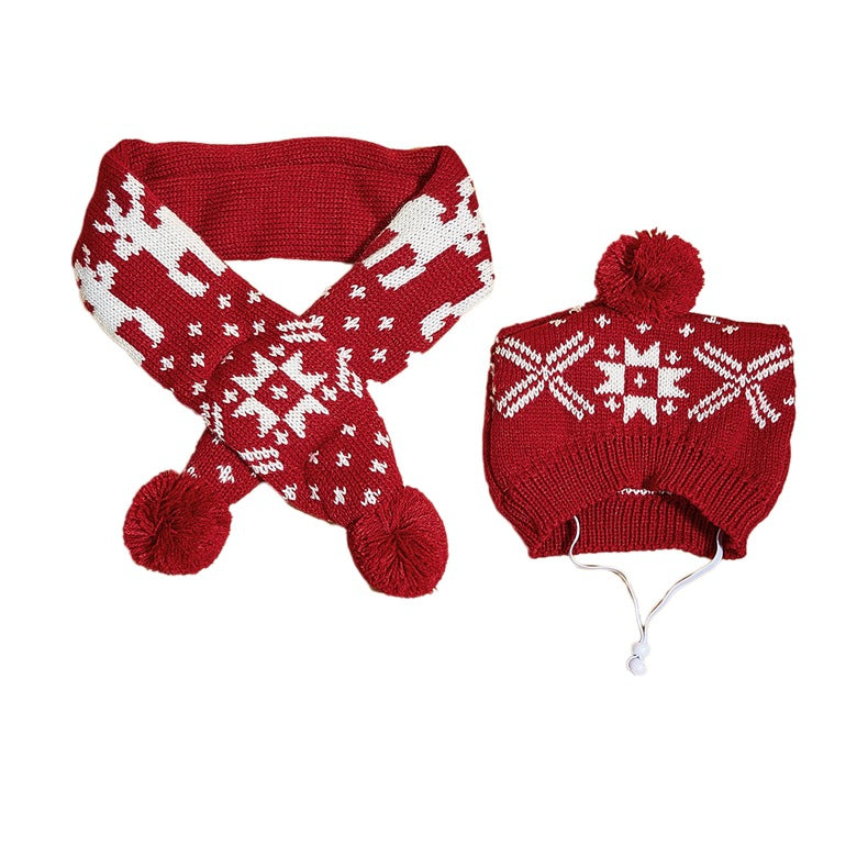 Pet Christmas Scarf Set - Pawlunexa