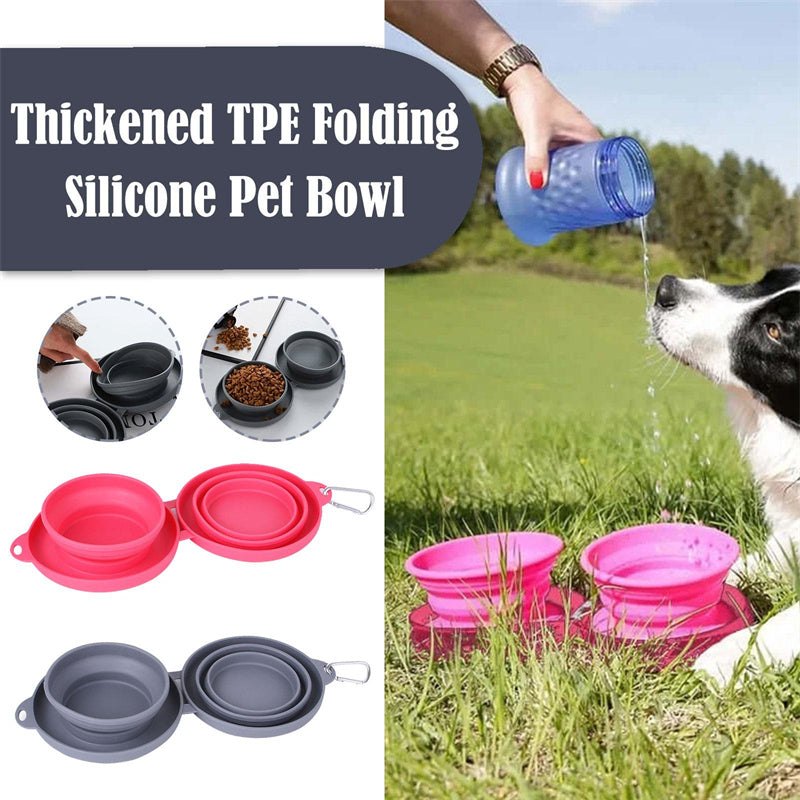 Foldable Pet Feeding Bowls - Pawlunexa