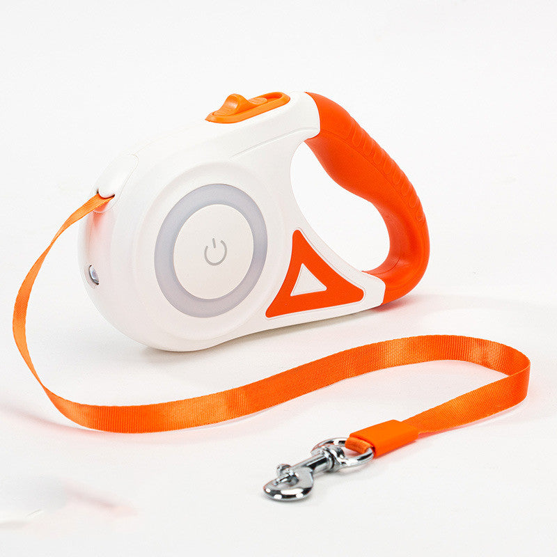 retractable dog leash with collar - Pawlunexa