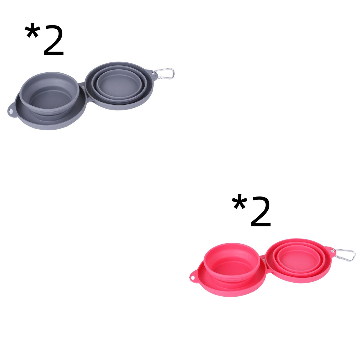 Foldable Pet Feeding Bowls - Pawlunexa