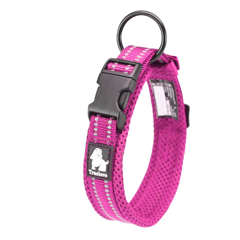 Reflective Padded Dog Collar - Pawlunexa