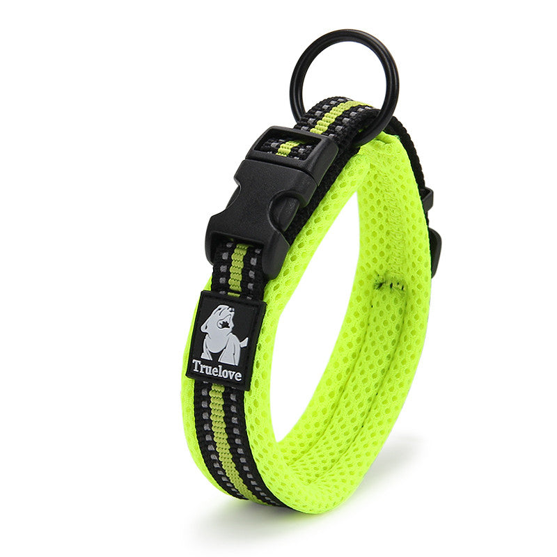 Reflective Padded Dog Collar - Pawlunexa