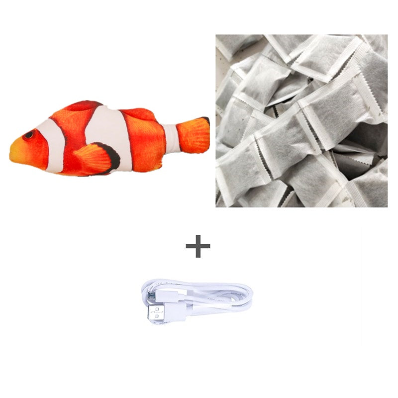 Simulation Electric Fish Toy for Cats - Pawlunexa