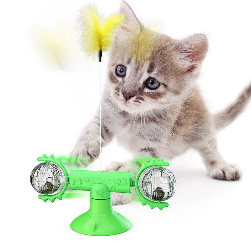 Cat Rotating Windmill Toy - Pawlunexa