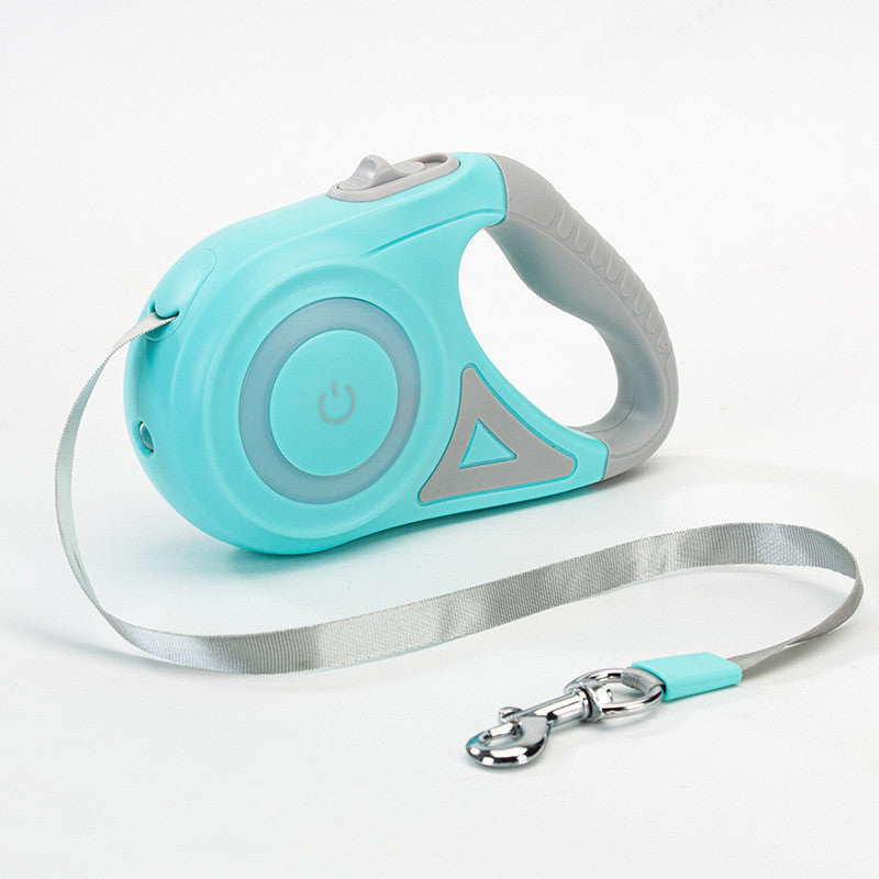 retractable dog leash with collar - Pawlunexa