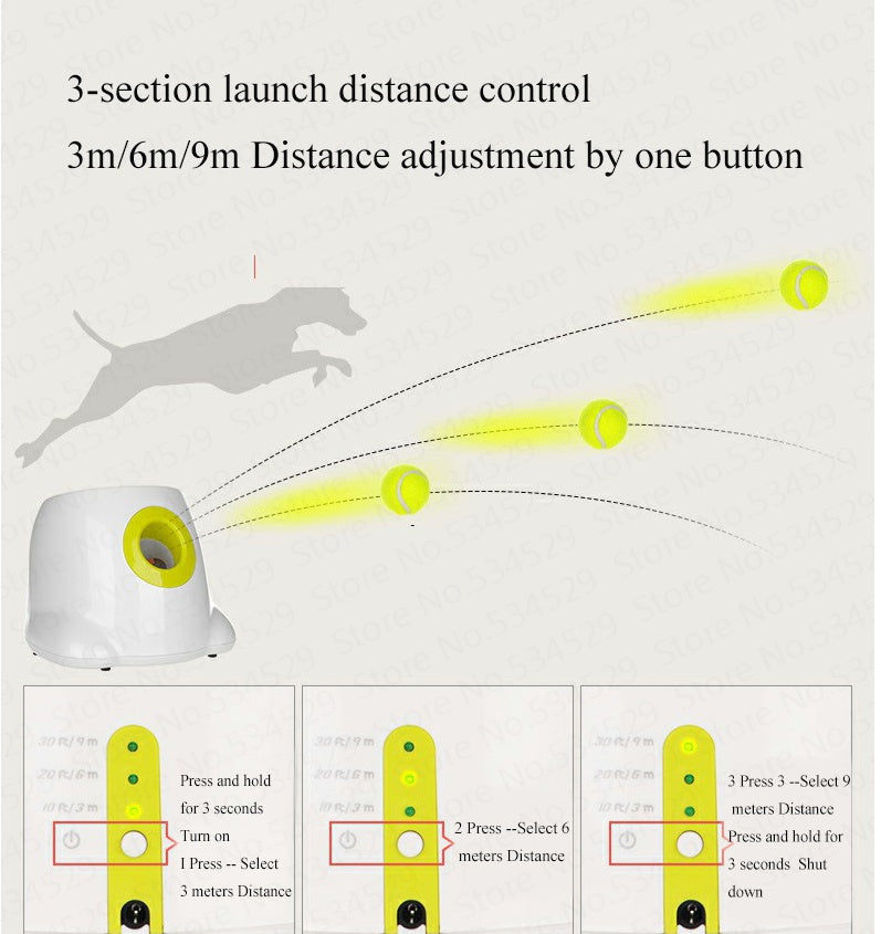 Automatic Dog Ball Launcher - Pawlunexa