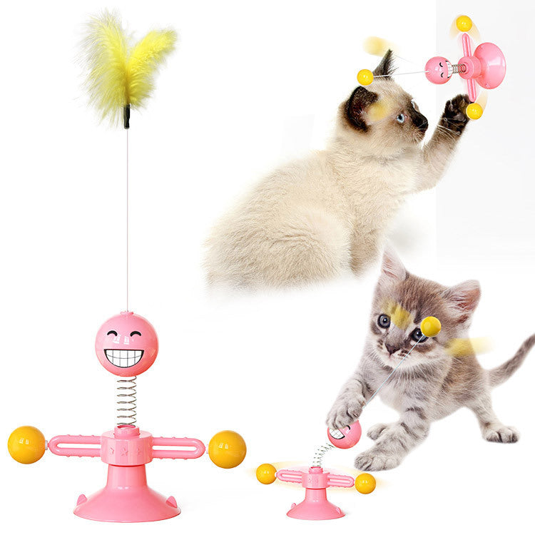 Cat Rotating Windmill Toy - Pawlunexa