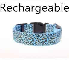 LED dog collar safety