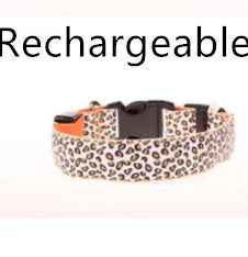 LED dog collar safety