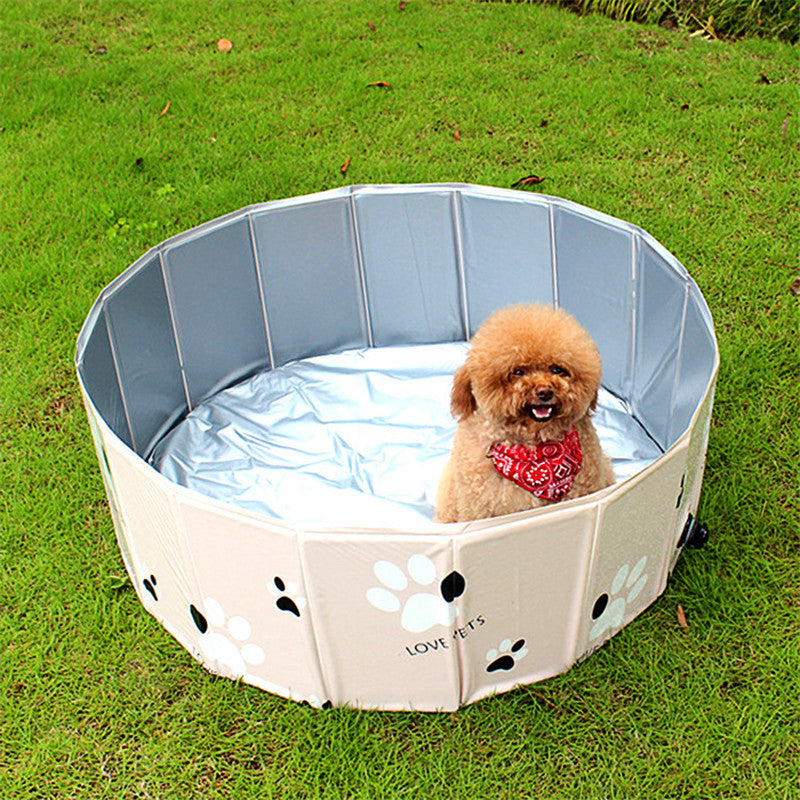 Pet-Friendly PVC Folding Bathtub - Pawlunexa