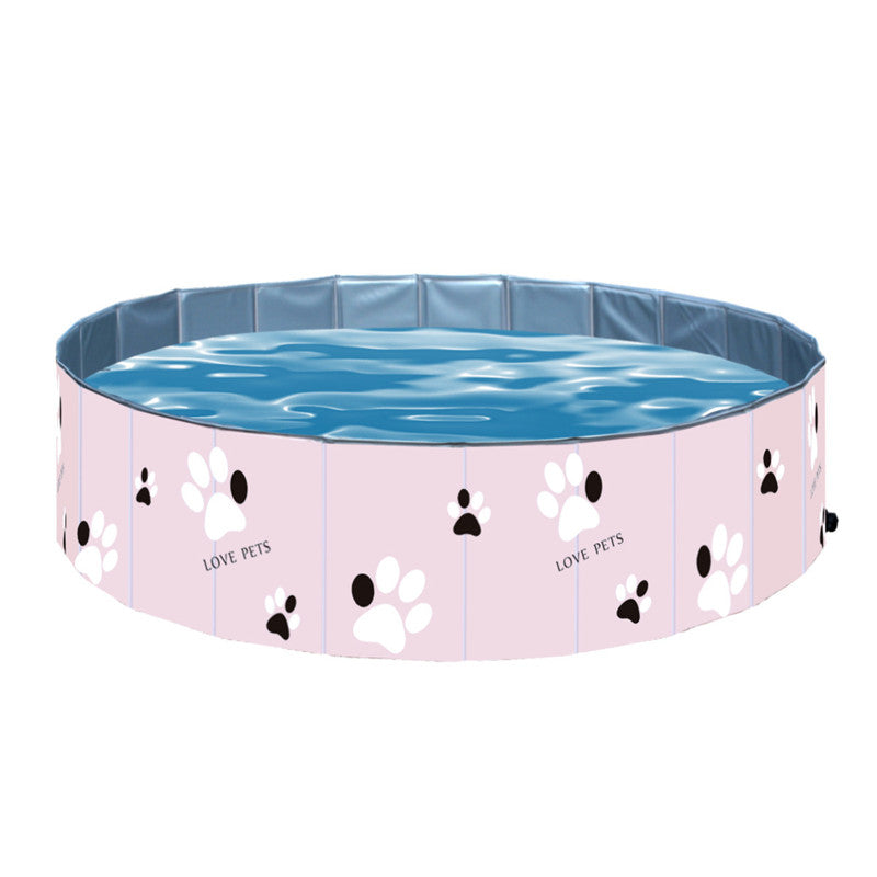 Pet-Friendly PVC Folding Bathtub - Pawlunexa