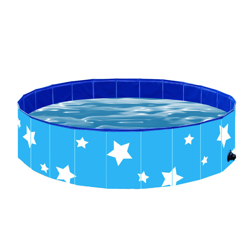 Pet-Friendly PVC Folding Bathtub - Pawlunexa