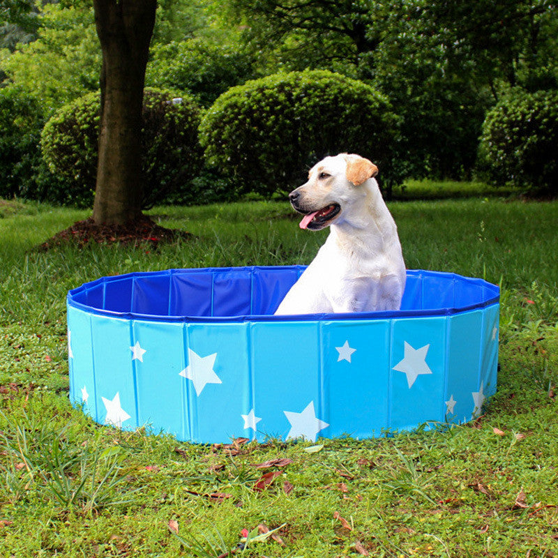 Pet-Friendly PVC Folding Bathtub - Pawlunexa