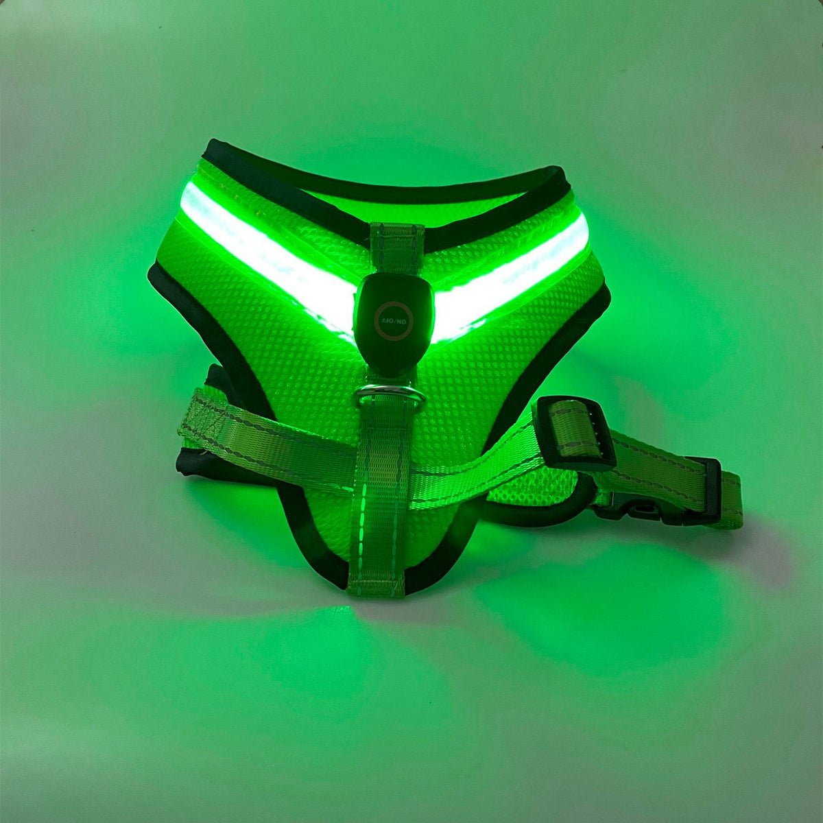 LED Dog Harness USB Rechargeable - Pawlunexa