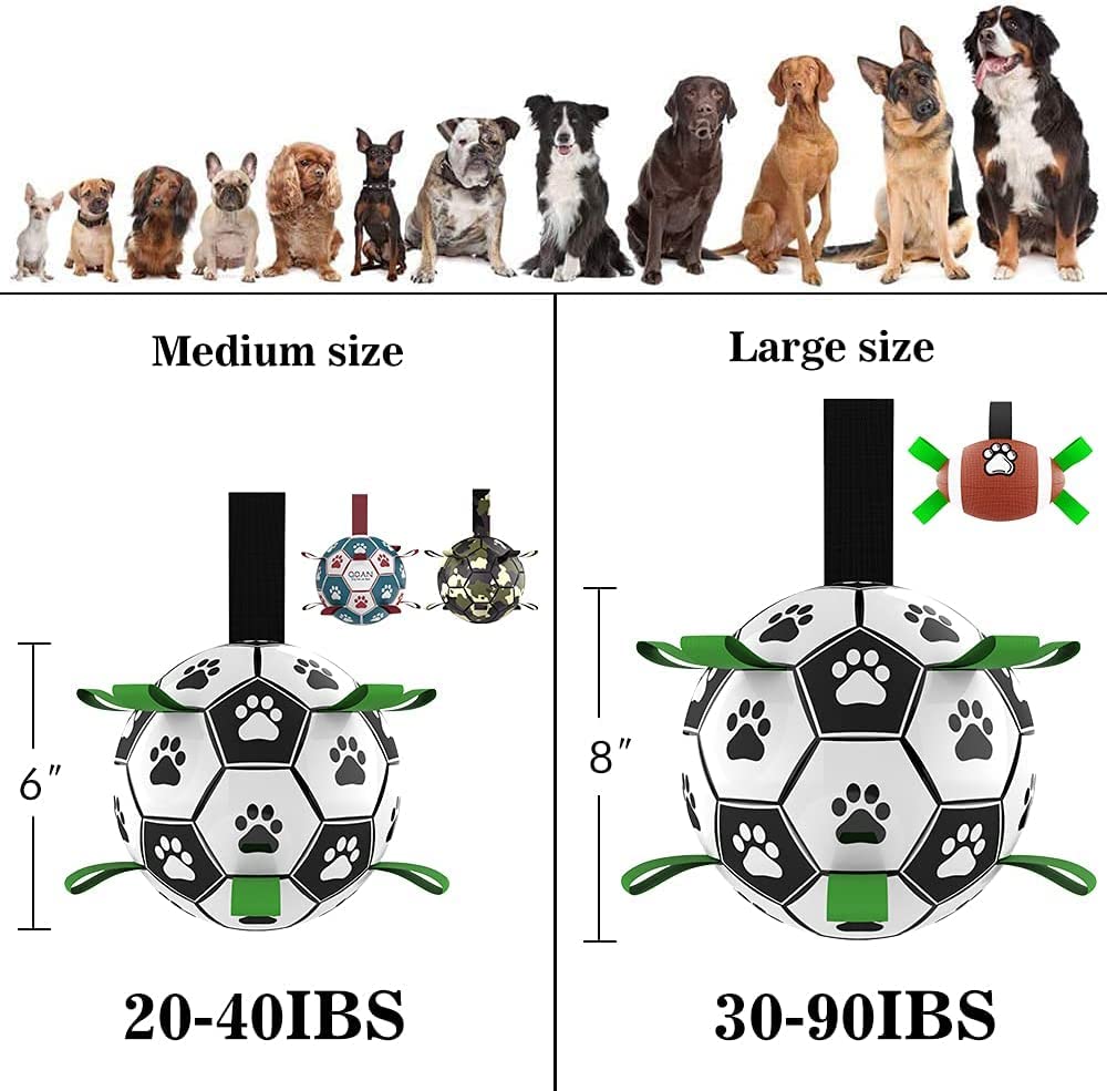 Interactive Dog Football Toy - Pawlunexa