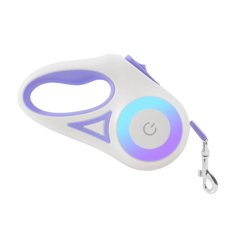 retractable dog leash with collar - Pawlunexa