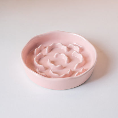 Ceramic Slow Feeder Pet Bowl