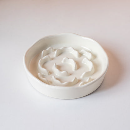 Ceramic Slow Feeder Pet Bowl