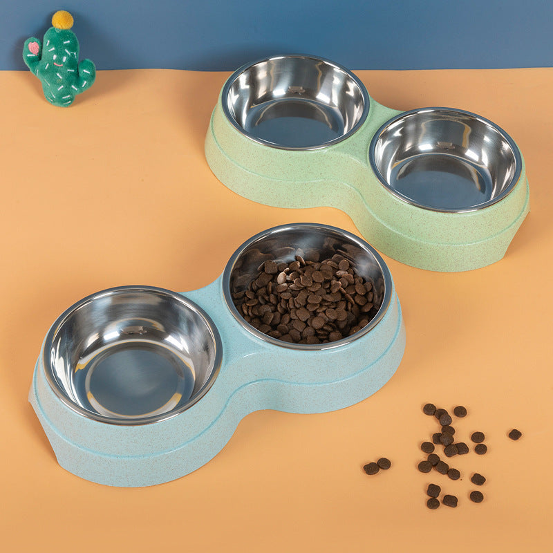 double pet bowls for dogs - Pawlunexa