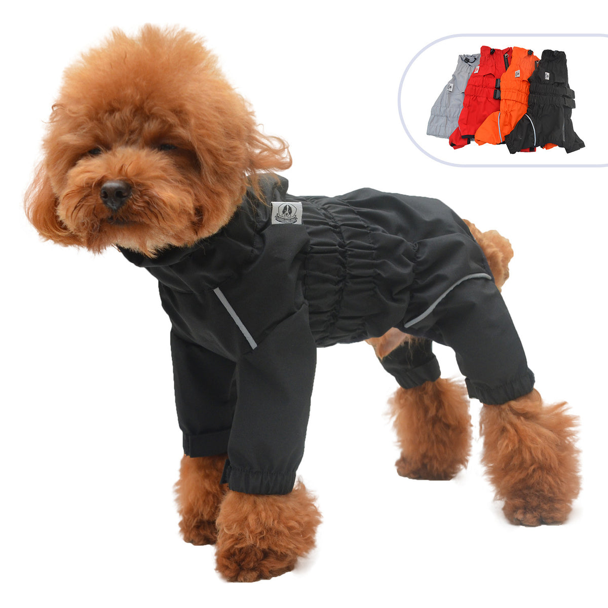 Pet dog raincoat for outdoor adventures - Pawlunexa