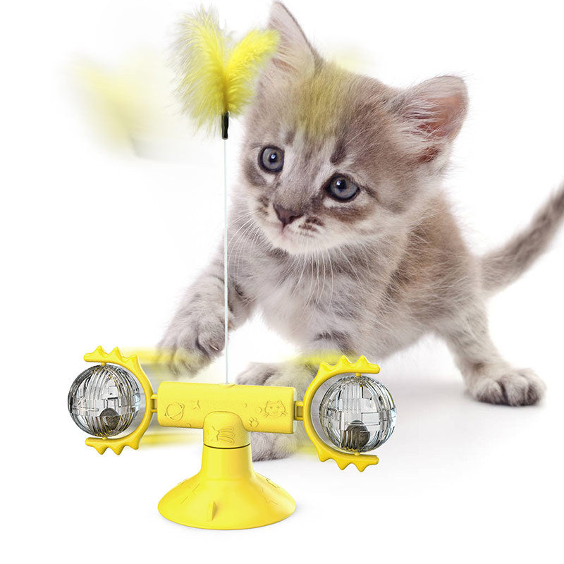 Cat Rotating Windmill Toy - Pawlunexa