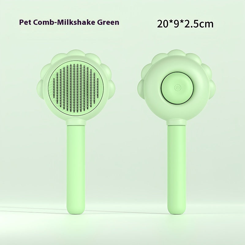 2-in-1 Self-Cleaning Dog Brush - Pawlunexa