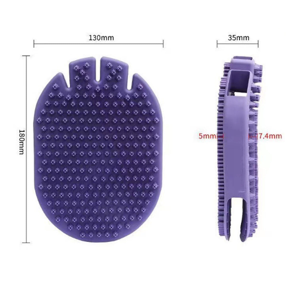 Massaging Pet Shampoo Brush - Pawlunexa