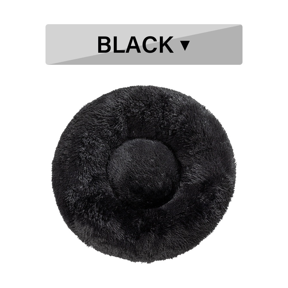 Fluffy Donut Dog Bed - Pawlunexa