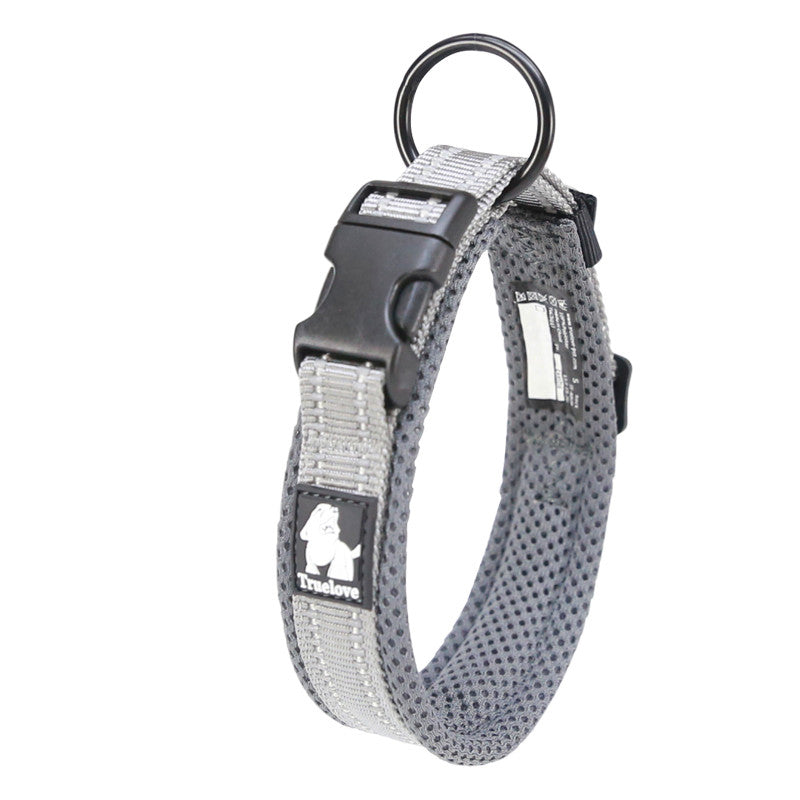 Reflective Padded Dog Collar - Pawlunexa