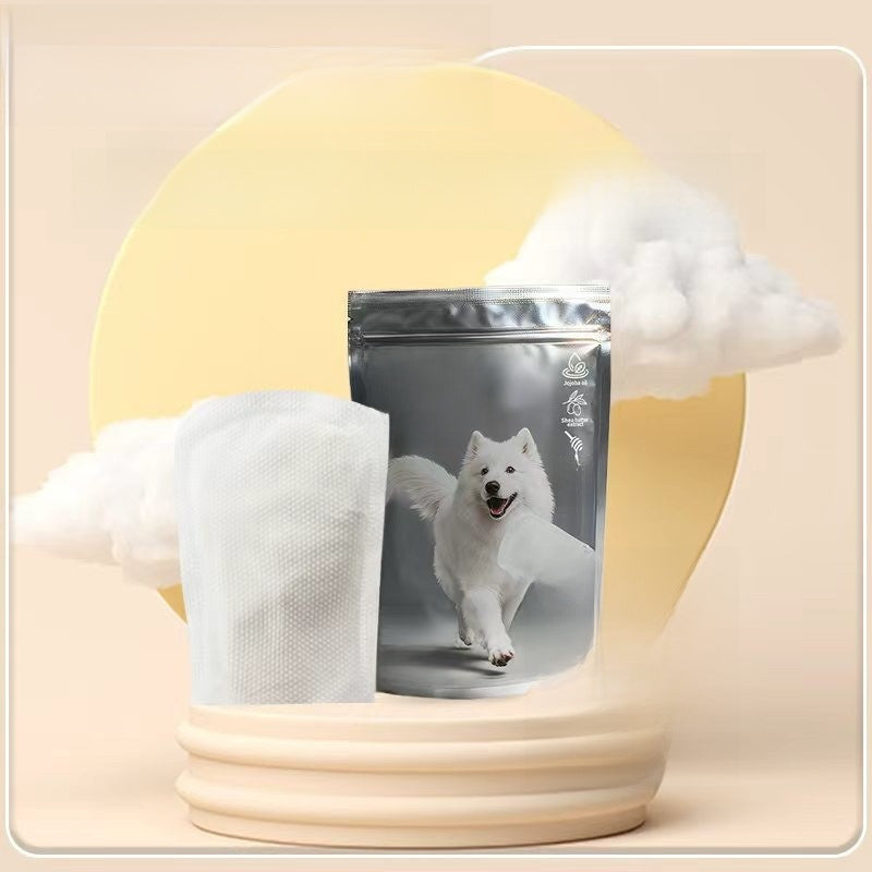 Pet cleaning gloves