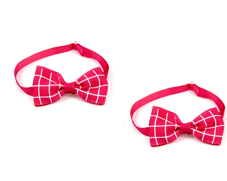 Fashionable Plaid Pet Scarf - Pawlunexa