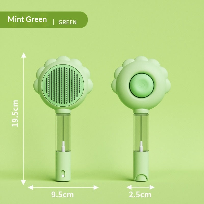 2-in-1 Self-Cleaning Dog Brush - Pawlunexa