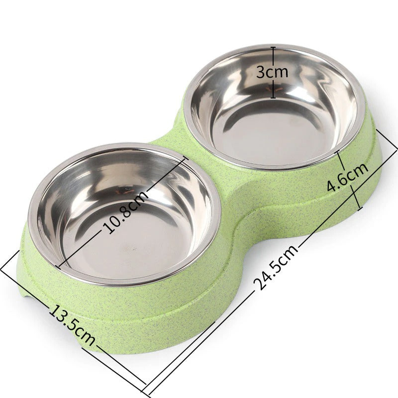 double pet bowls for dogs - Pawlunexa