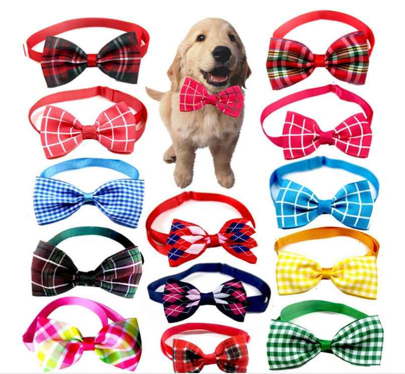 Fashionable Plaid Pet Scarf