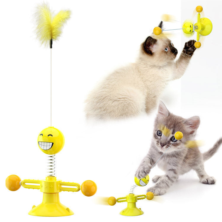 Cat Rotating Windmill Toy - Pawlunexa