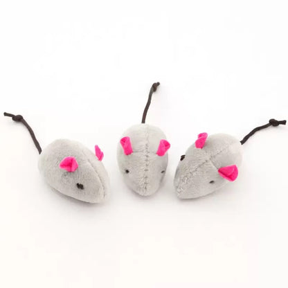 Plush Catnip Mouse Chew Toys