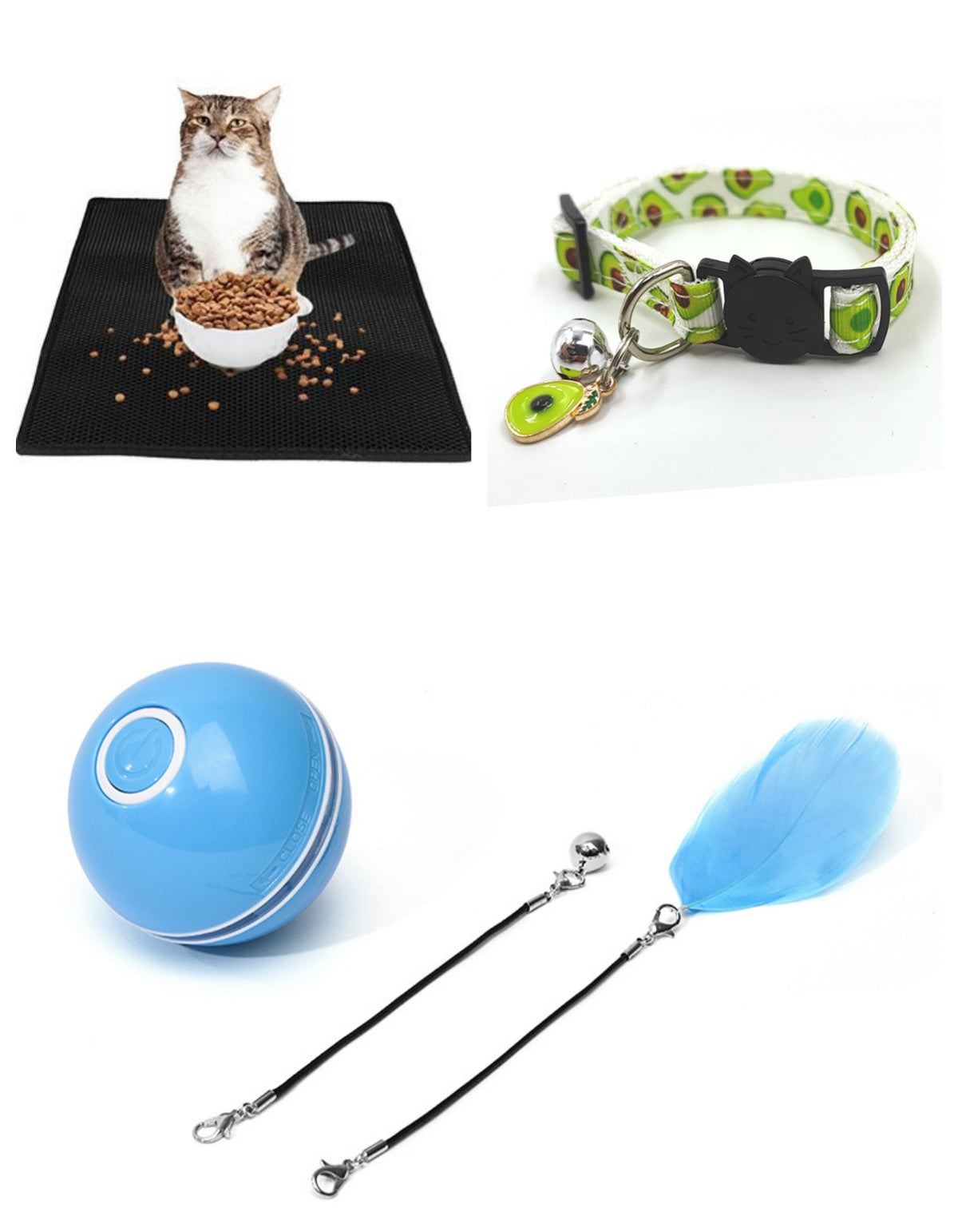 Interactive LED Cat Toy Ball - Pawlunexa