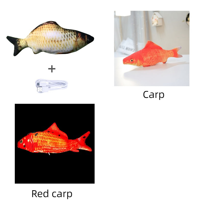 Simulation Electric Fish Toy for Cats - Pawlunexa