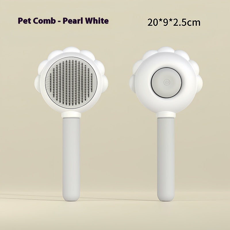 2-in-1 Self-Cleaning Dog Brush - Pawlunexa