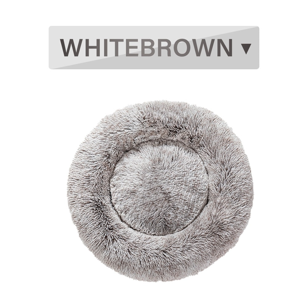 Fluffy Donut Dog Bed - Pawlunexa