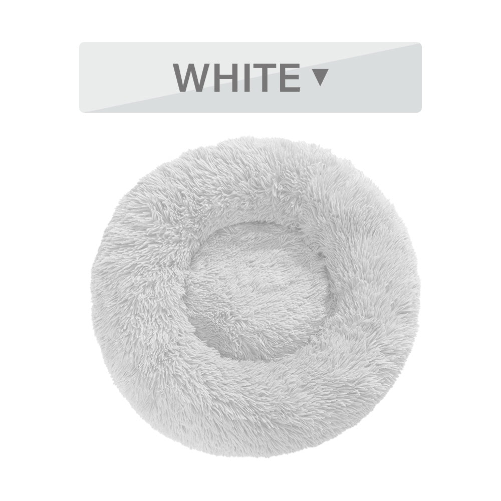 Fluffy Donut Dog Bed - Pawlunexa