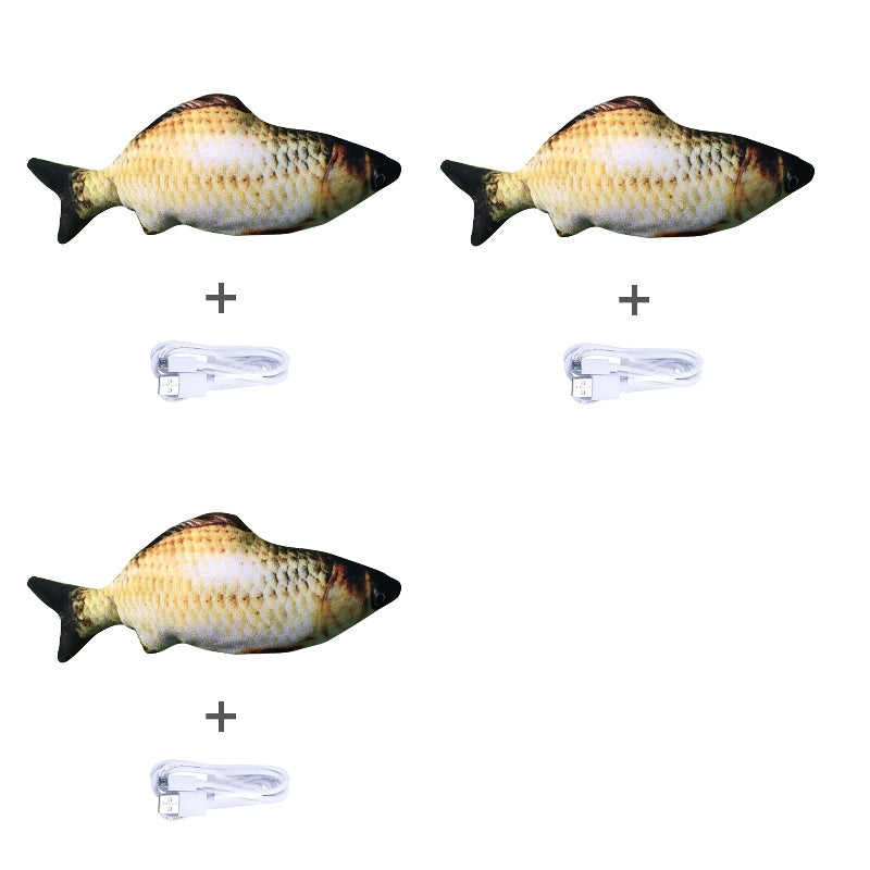 Simulation Electric Fish Toy for Cats - Pawlunexa