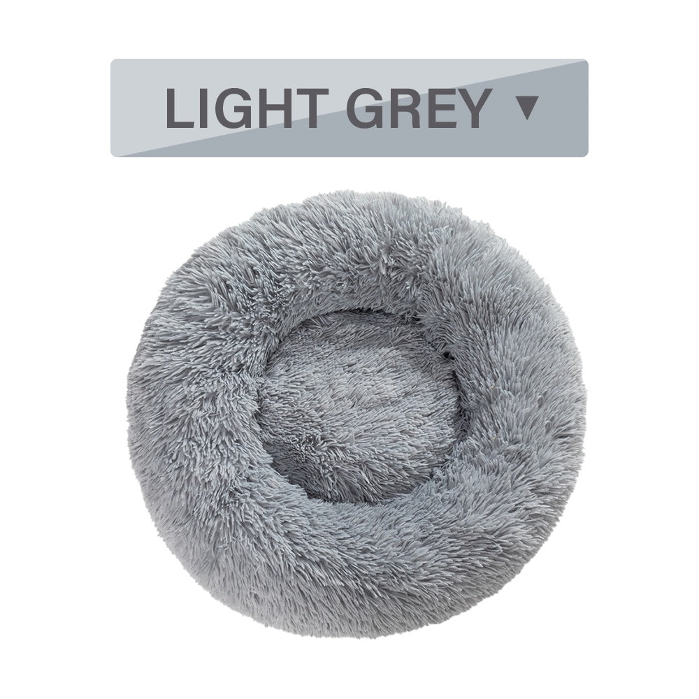 Fluffy Donut Dog Bed - Pawlunexa